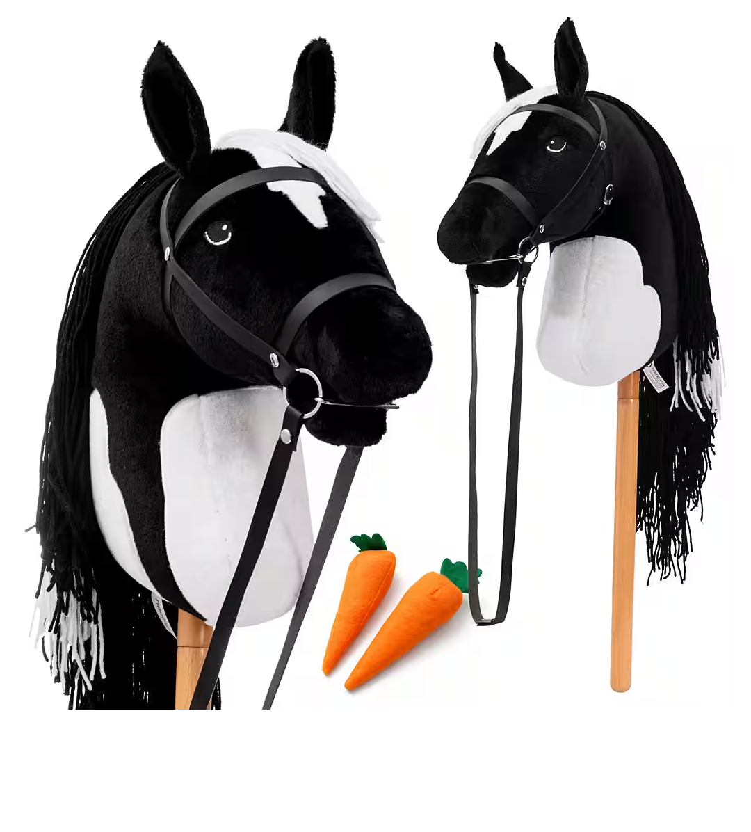 Hobby Horse Steckenpferd – Hoofly® Hobby Horse Pferde Set mit Trense & Schraubstab (Hoofly)