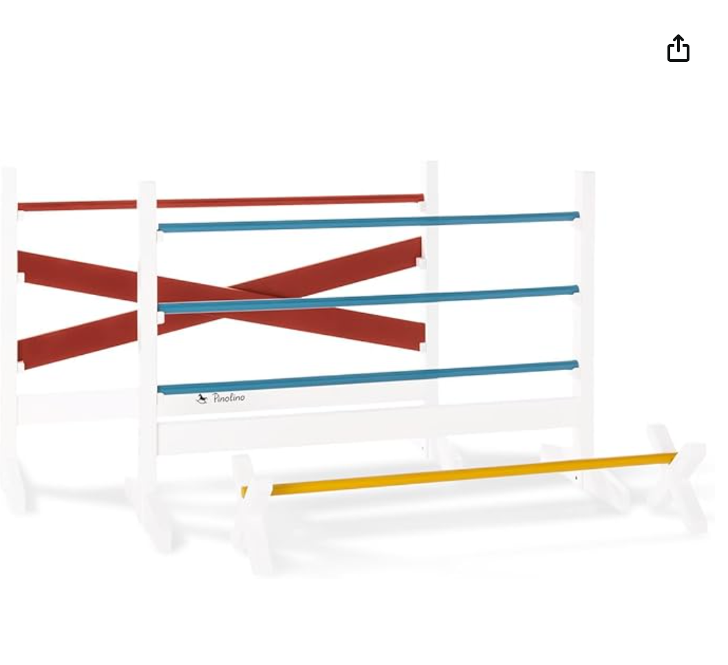 Hobby Horse Zubehör – PINOLINO Hindernishürden – 2 Steilsprünge & 1 Cavaletti (Pinolino)